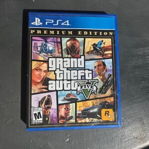 Grand Theft Auto V 5 Premium Edition Sony PlayStation 4 PS4 Rockstar Games GTA V